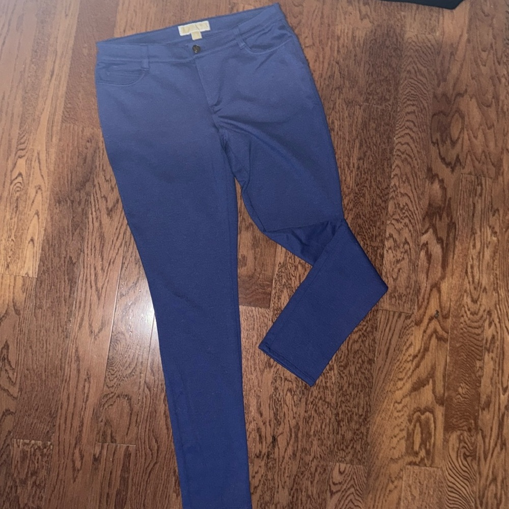 Micheal Kors Purplish blue stretch pant.
